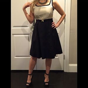 Kate spade cream and black dress size 2